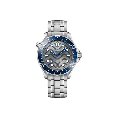 OMEGA Автоматический Механический Часы Мужские Seahorse Series 300m Diving Watch 42 мм Серебряные