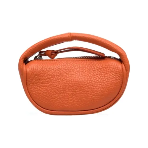By Far Micro Cush Кожа Сумка Мини Женские Апельсин