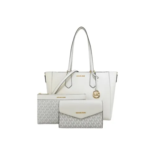 MICHAEL KORS Kimberly Коровья кожа Сумка Большая Женская Белая