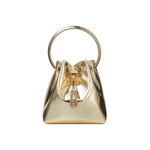 Jimmy Choo Ткань Клатч Стандартный Женский Золотой