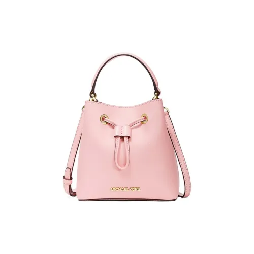 MICHAEL KORS Коровья кожа Ведрообразная сумка Сумка через плечо Сумка Маленькая Женская Нежно-розовая