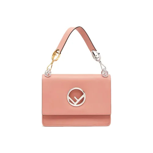 FENDI Kan I Кожа Сумка через плечо Сумка Женская Розовая