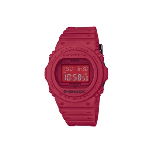 CASIO G Shock Classic Collection Кварцевый механизм Смольный ремешок Часы Мужские Красный циферблат DW 5735C 4