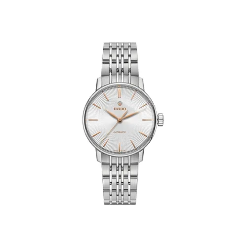 RADO Автоматический механический механизм Женские часы Crystal Sparkle Collection 32мм*10мм Белые