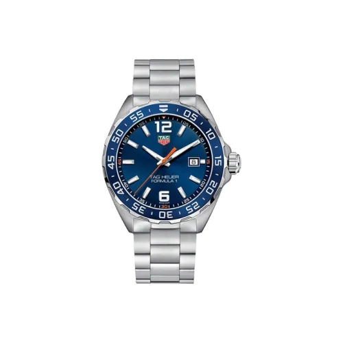 TAG HEUER F1 Collection Кварцевый механизм Мужские часы Циферблат 43 Синий Нержавеющая сталь Корпус Нержавеющая сталь Ремешок
