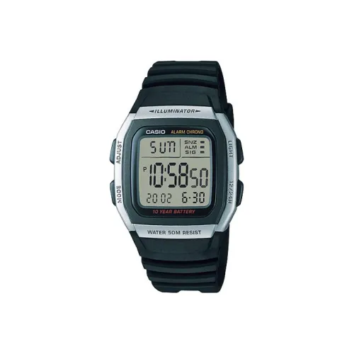 CASIO YOUTH Collection Блок Кварцевый механизм Часы Мужские Серебристый циферблат
