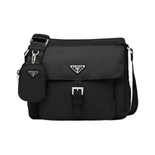 PRADA Nylon 2-в-1 Сумка через плечо Стандартная Унисекс Черная