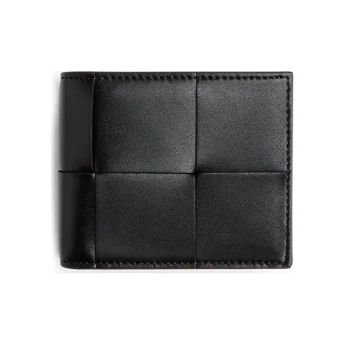 Bottega Veneta Кошелек из коровьей кожи Coin Wallet Men's Black