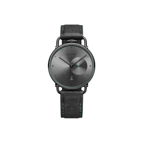 Baume Mercier Ben Collection Кварцевый механизм Мужские часы Часы 41 мм Черный циферблат Корпус из нержавеющей стали Ремешок из пробки