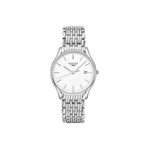 LONGINES Quartz Механизм Мужские Часы Lvya Collection 38,5 мм Белые
