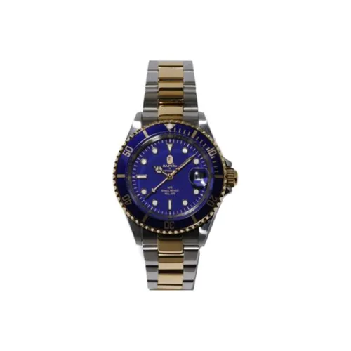 A BATHING APE Механическое движение, унисекс, Bape Watch, 40 мм * 48 мм, синий