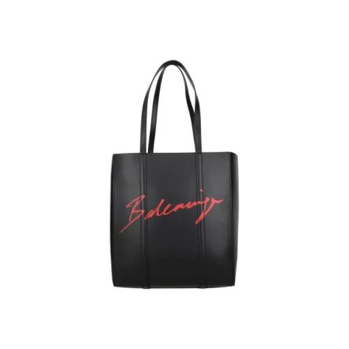 Коллекция Balenciaga Luggage Collection Кожа Портативные Сумки через плечо Сумка на плечо Женская Черная