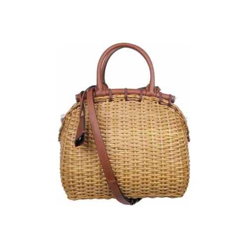 Polo Ralph Lauren Прутья ивы Ткани вязаные Сумка Обычный Женские Бежевый