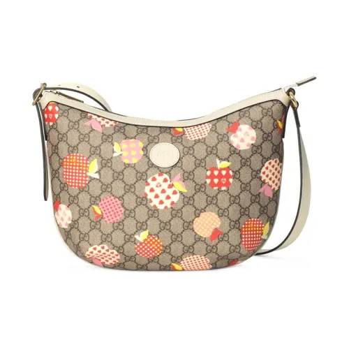 GUCCI Ophidia Valentine's Day Collection Кожа Пельмени Сумка Полумесяц Сумка Сумка через плечо Сумка на плечо Женская