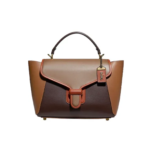 COACH Courier Кожа Сумка Женская Многоцветная