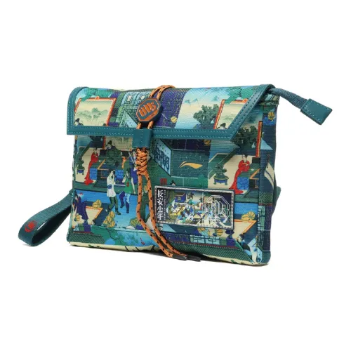 Лайнер Полиэстер Сумка через плечо Стандартная Унисекс Синий С принтом