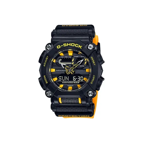 CASIO Кварцевый механизм Мужские часы серии Liquid Crystal/Analog Dual Display, 52,8 мм*49,5 мм*16,9 мм, черный