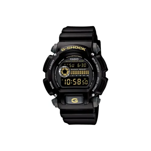 CASIO Кварцевый механизм Смольный ремешок Часы для мужчин Черный циферблат