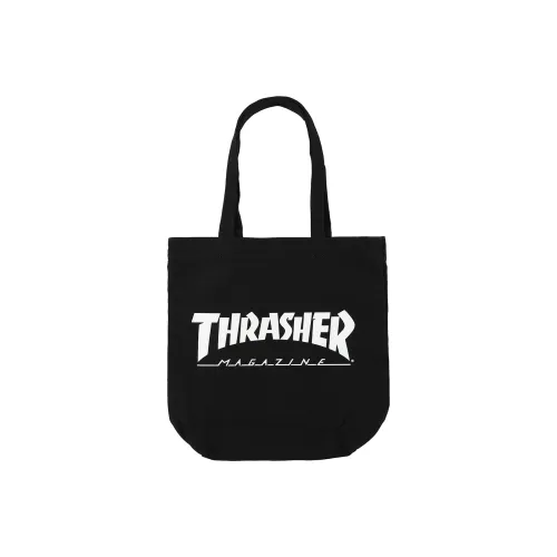 Thrasher Холст Хлопок Холст Сумка Сумка через плечо Унисекс Основной Черный