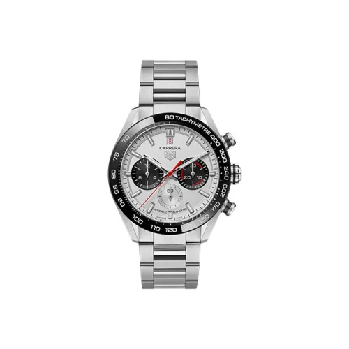 TAG HEUER Механический механизм Мужские часы Carrera Collection 44 мм Черные