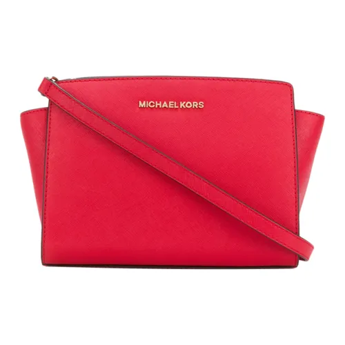 MICHAEL KORS Сумка через плечо из коровьей кожи среднего размера женская ярко-красного цвета