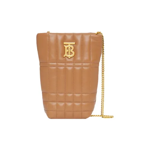 Burberry Lambskin Сумка для хранения Сумка-ведро Портативная сумка через плечо Сумка через плечо Женская Кленовый Коричневый
