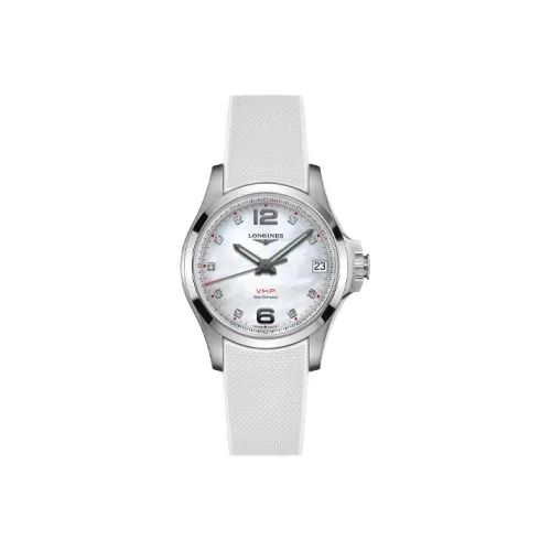 Longines Quartz Механизм Мужские часы Comcast V.H.P Series 36 мм Жемчужная раковина Цвет