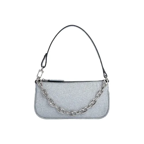 By Far Rachel Кожа Сумка через плечо Сумка Мини Women's Silver