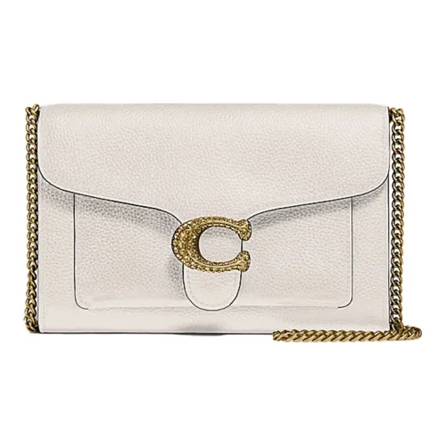 COACH Tabby Кожа Сумка через плечо Женская Белая