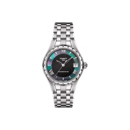 Tissot Автоматический Механический Movement Женские Часы 34 мм Черные