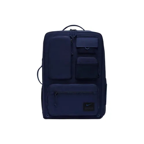 Nike Ткань Рюкзак Стандартный Унисекс Темно-синий