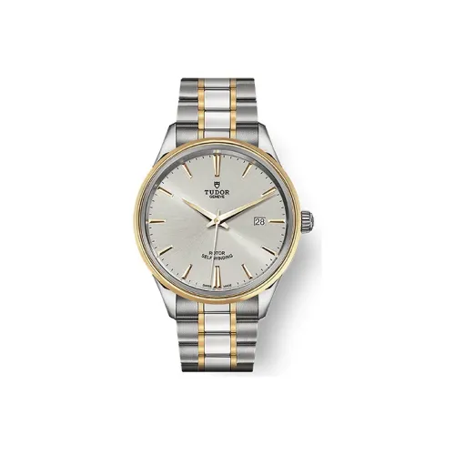 TUDOR Wind Style Collection Автоматический Механический Механизм Мужские Часы Часы 41 мм Серебристый Циферблат