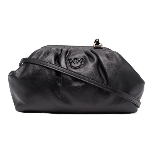 PINKO Кожа Сумка через плечо Облачная Сумка Сумка через плечо Мини Женская Черная