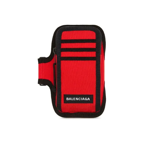 Balenciaga Explorer Переработанный Нейлоновый Чехол для Телефонa Мужской Красный