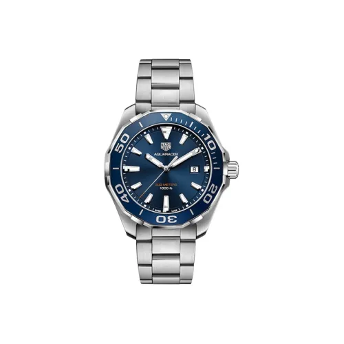 TAG HEUER Кварцевый механизм Мужские часы Aquaracer Collection 43 мм Синий
