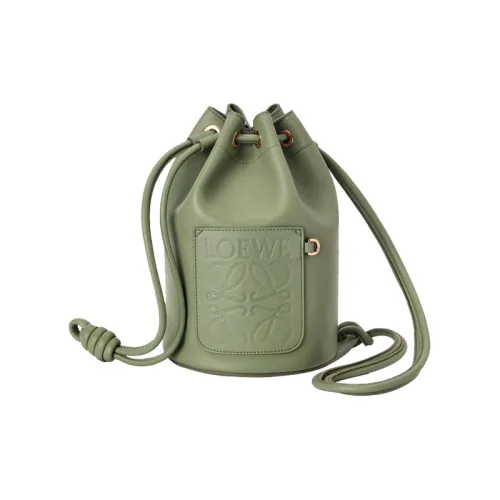 LOEWE SAILOR Nappa Телячья кожа Seaman Сумка Сумка через плечо Маленькая Женская Оливково-зеленая