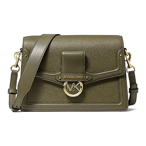 MICHAEL KORS Jessie Кожа Сумка через плечо Средняя Женская Армейский зеленый