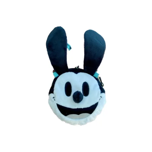 Disney Mickey Series Плюшевая сумка через плечо унисекс черно-белая