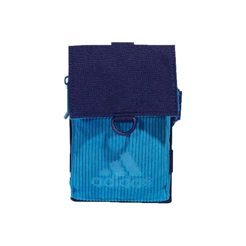 Adidas Полиэстер Спортивная Сумка Сумка через плечо Одно плечо Через плечо Бананка Обычный Унисекс Синий