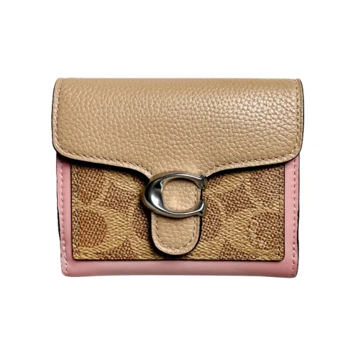 COACH Tabby Холст Кошелек Женский Коричневый