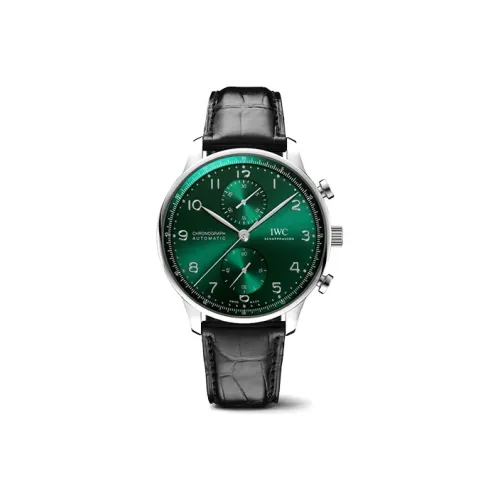 IWC Автоматический Механический Часы Мужские Portugal Series 41 мм Зеленые
