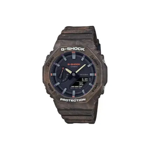CASIO Mysterious Forest Collection Кварцевый механизм Resin Strap Часы Мужские Кофейная Циферблат Часы