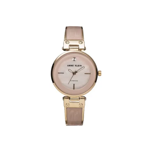 ANNE KLEIN Fiorever Collection Наручные часы Кварцевый механизм Сплав Ремешок 34 мм Розовый циферблат Женские часы