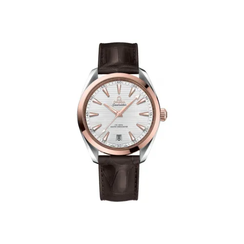 OMEGA AQUA TERRA 150 метров Автоматический Механический Механизм Мужские Часы Часы 41 мм Черный Циферблат