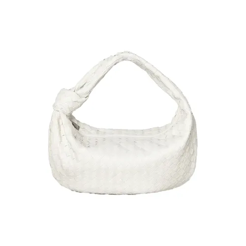 Bottega Veneta Jodie Sheepskin Clutch Женская Белая