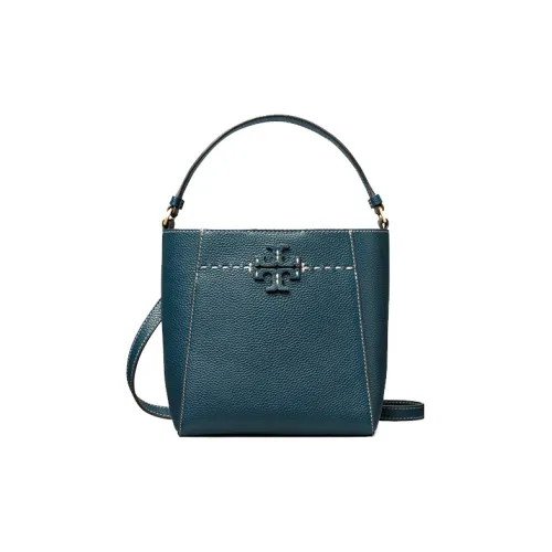 TORY BURCH McGraw Кожа Тоут Сумка Сумка для покупок Сумка через плечо Сумка на плечо Сумка Женская Темно-синий