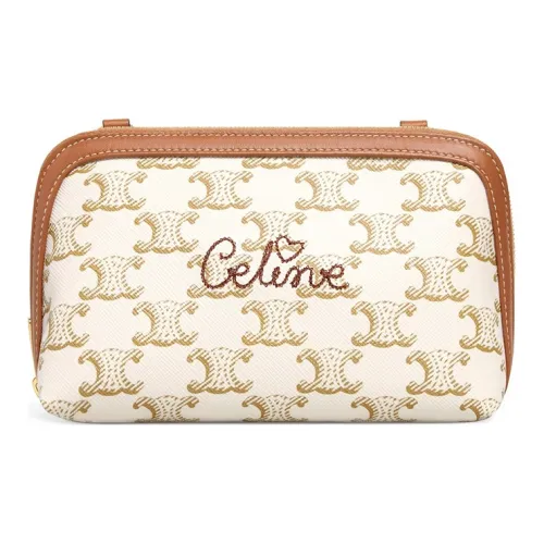 CELINE Кожа Сумка через плечо Мини Женская Белая