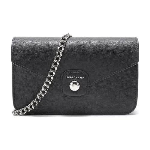 LONGCHAMP Game On Коровья кожа Сумка через плечо Сумка на плечо Женская Черная