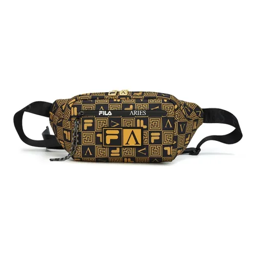 FILA FUSION Aries Коллаборация Ткань Бананка Маленький Унисекс Золотой