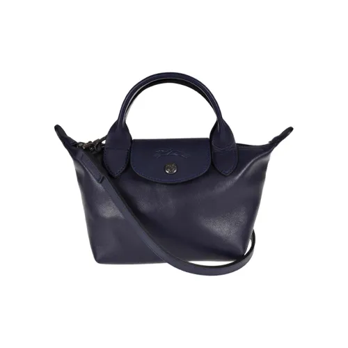 LONGCHAMP Le Pliage Cuir Холст Сумка через плечо Сумка Женская Синяя